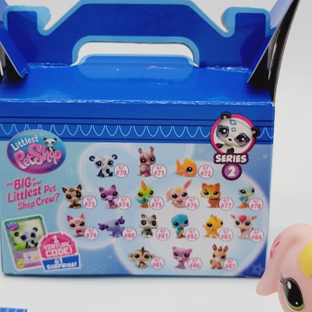 Littlest Pet Shop Gen7 G7 Series 2 Blind Box #76 Pink Bunny Rabbit Carrot